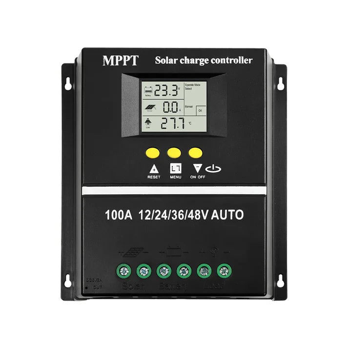 100A 12/24/36/48V MPPT Solar Charge Controller